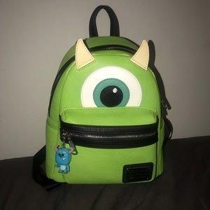 Disney Pixar Loungefly Backpack Mike Wazowski